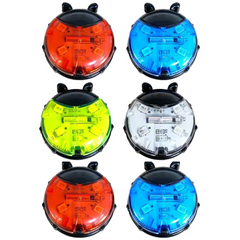 Smart Ladybug kerékvilágítás – automata szenzoros LED küllőfény gyerekbiciklikhez és rollerekhez, vízálló biztonsági lámpák színes futóhatásokkal