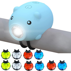 Smart Ladybug kerékvilágítás – automata szenzoros LED küllőfény gyerekbiciklikhez és rollerekhez, vízálló biztonsági lámpák színes futóhatásokkal