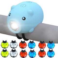 Smart Ladybug kerékvilágítás – automata szenzoros LED küllőfény gyerekbiciklikhez és rollerekhez, vízálló biztonsági lámpák színes futóhatásokkal