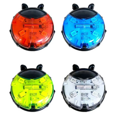 Smart Ladybug kerékvilágítás – automata szenzoros LED küllőfény gyerekbiciklikhez és rollerekhez, vízálló biztonsági lámpák színes futóhatásokkal