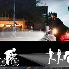 Ultra-Bright 1500 Lumen Bike Light Set – Rechargeable LED Headlight with High/Low Beam, Bright Front & Rear Bike Lights for Night Riding + Free Taillight