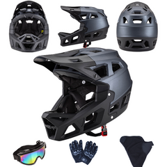 Full Face Mountain Bike Helmet for Ages 8+, Men & Women, 690g Lightweight MTB BMX DH Helmet with 31 Vents, ASTM F1952, CPSC 1203 & CE EN1078 Certified, Adjustable Fit,