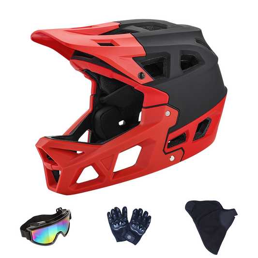 Full Face Mountain Bike Helmet for Ages 8+, Men & Women, 690g Lightweight MTB BMX DH Helmet with 31 Vents, ASTM F1952, CPSC 1203 & CE EN1078 Certified, Adjustable Fit,