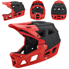 Full Face Mountain Bike Helmet for Ages 8+, Men & Women, 690g Lightweight MTB BMX DH Helmet with 31 Vents, ASTM F1952, CPSC 1203 & CE EN1078 Certified, Adjustable Fit,