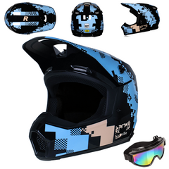 Youth & kids Full Face Motocross and ATV Dirt Bike Helmets for Off-Road, BMX & MX Riding