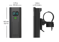 Ultra-Bright 1500 Lumen Bike Light Set – Rechargeable LED Headlight with High/Low Beam, Bright Front & Rear Bike Lights for Night Riding + Free Taillight