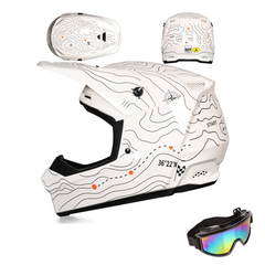 Youth & kids Full Face Motocross and ATV Dirt Bike Helmets for Off-Road, BMX & MX Riding
