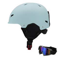 Ski & Snowboard Helmet Set with Goggles – Impact-Resistant PC Shell, EPS Safety Foam, Warm Lining & Ventilation,Snow Sports Helmet for Adults, Youth & Kids