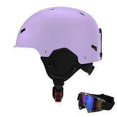 Ski & Snowboard Helmet Set with Goggles – Impact-Resistant PC Shell, EPS Safety Foam, Warm Lining & Ventilation,Snow Sports Helmet for Adults, Youth & Kids