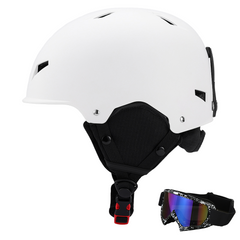 Ski & Snowboard Helmet Set with Goggles – Impact-Resistant PC Shell, EPS Safety Foam, Warm Lining & Ventilation,Snow Sports Helmet for Adults, Youth & Kids